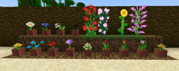 all minecraft flowers, header