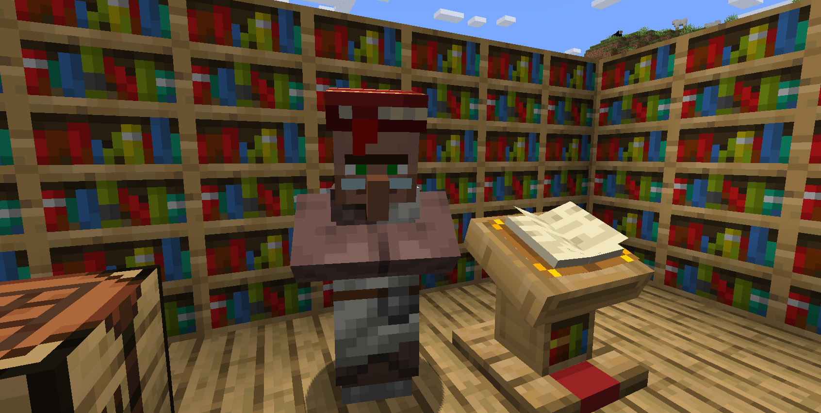 Minecraft Librarian Villagers Overview And How To Make One Minecraft Librarian Villagers Overview And How To Make One